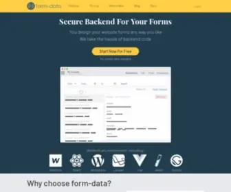 Form-Data.com(Free forms) Screenshot