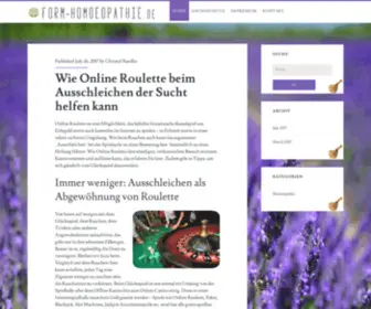 Form-Homoeopathie.de(Form Homoeopathie) Screenshot