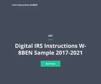 Form-W-8Ben-Instructions.com(Get Your Personal Form W 8ben Instructions) Screenshot