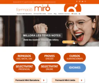 Formaciomiro.com(Academia) Screenshot