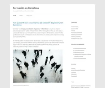 Formacionbarcelona.com(Formación en Barcelona) Screenshot