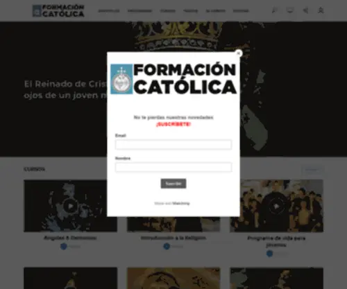 Formacioncatolica.org(Formacioncatolica) Screenshot