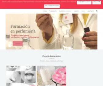 Formacionenperfumeria.com(Escuela) Screenshot