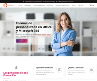 Formacionmicrosoft365.com(Inicio) Screenshot