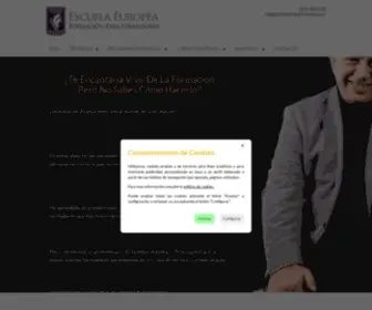 Formacionparaformadores.com(Escuela Europea de Formación Para Formadores) Screenshot