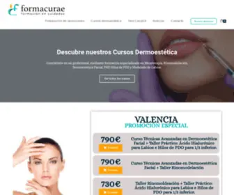 Formacurae.es(Oposiciones enfermería online) Screenshot