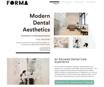 Formadental.co(Dentist Coral Gables) Screenshot