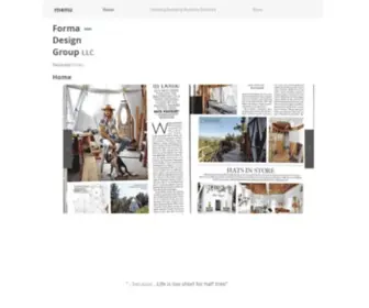 Formadesigngroup.com(Forma Design Group) Screenshot