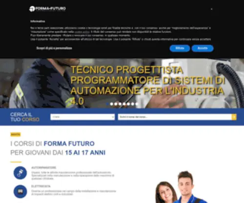 Formafuturo.it(Specialisti nella Formazione Professionale per tutte le età) Screenshot