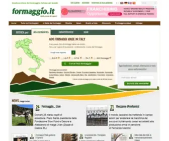 Formaggio.it(Il portale internazionale del formaggio italiano) Screenshot