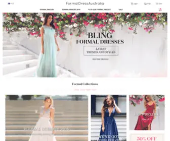 Formaldressaustralia.com(Formal evening dresses) Screenshot