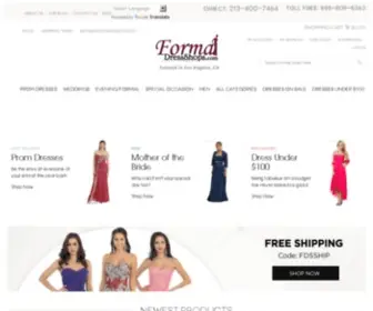 Formaldressshops.com(Shop women's evening gowns) Screenshot