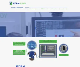 Formalloy.com(3D Metal Printing Machines & Technology) Screenshot