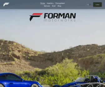 Formanmotorworks.com(Forman Motorworks) Screenshot