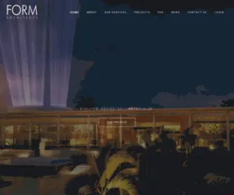 Formarchitects.com(FORM ARCHITECTS) Screenshot