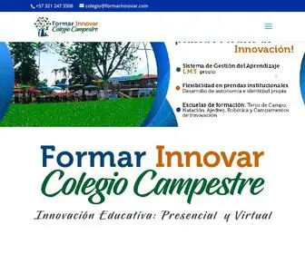 Formarinnovarcolegio.com(Formar Innovar Colegio Campestre) Screenshot