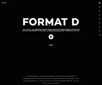 Format-D.com(Digitalagentur Design München) Screenshot