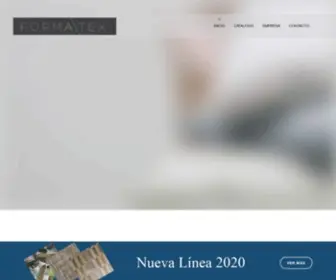 Formatex.com.mx(Telas para alta decoración) Screenshot