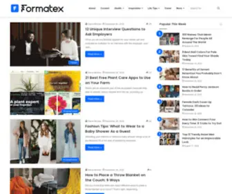 Formatex.info(Formatex Research Center) Screenshot