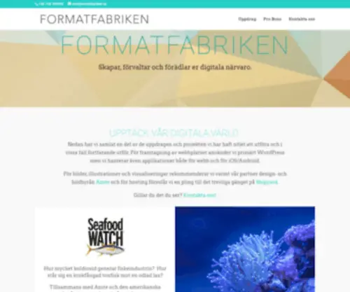 Formatfabriken.se(Formatfabriken) Screenshot