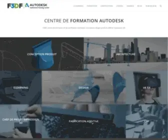 Formation-3D-France.com(Expertise Autodesk pour les professionnels) Screenshot