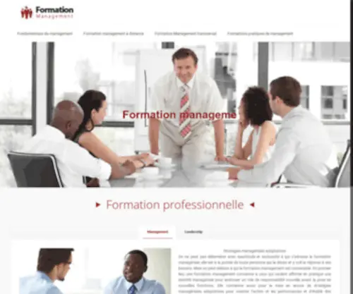 Formation-Management.biz(Formation management de projet) Screenshot