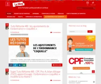 Formation-Professionnelle.fr(Le Blog de la Formation professionnelle) Screenshot