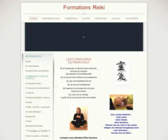 Formation-Reiki.info(Centre de Formation Reiki Usui & Karuna en France et en Suisse) Screenshot