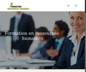 Formation-Ressources-Humaines.com(Formation en gestion des ressources humaines) Screenshot