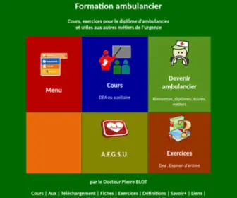 Formationambulancier.fr(Formation ambulancier) Screenshot