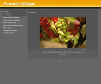 Formationbiblique.com(Accueil) Screenshot