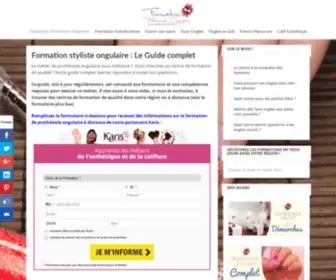 Formationprothesisteongulaire.org(Formation Prothésiste Ongulaire Le Guide) Screenshot