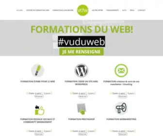 Formations-DU-Web.fr(Formation web) Screenshot