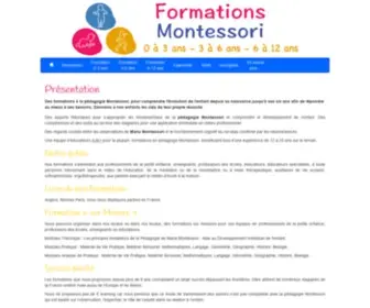 Formations-Montessori-Angers.fr(Formations Montessori Angers) Screenshot