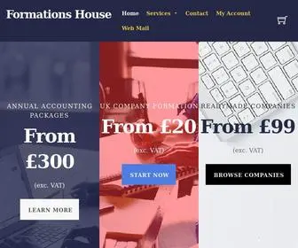 Formations.house(London's company formation and accountancy experts) Screenshot