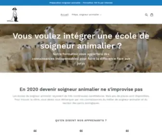 Formationsoigneuranimalier.fr(🦍 formation soigneur animalier à distance 100% depuis internet 🐾) Screenshot