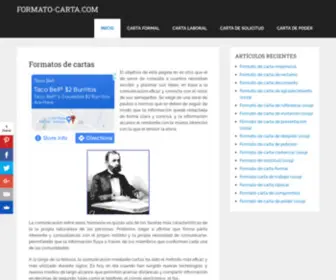 Formato-Carta.com(Formatos tipos y ejemplos de cartas) Screenshot