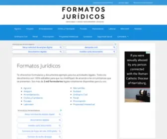 Formatosjuridicos.com(Formatos Jurídicos) Screenshot