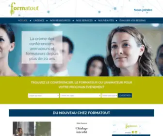 Formatout.com(Bureau de conférenciers) Screenshot