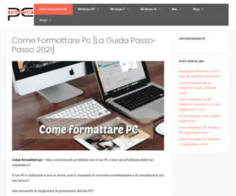 Formattarepc.info(Come formattare pc) Screenshot