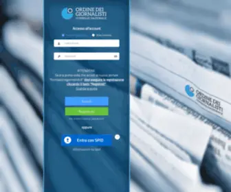 Formazionegiornalisti.it(Portale di formazione) Screenshot