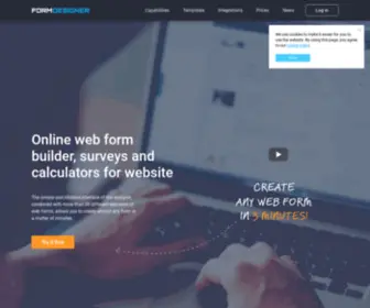 Formdesigner.pro(Online web form builder) Screenshot