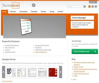 Formdesk.com(Online Forms Management System) Screenshot