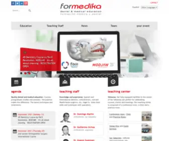 Formedika.com(Formedika, Formación Médica y Dental) Screenshot