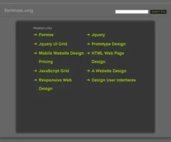 Formee.org(Formee Home Page) Screenshot