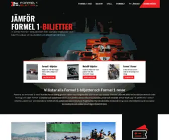 Formel1Biljetter.se(Formel 1) Screenshot