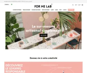 Formelab.com(FOR ME LAB) Screenshot
