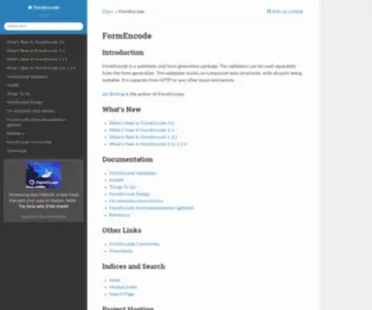 Formencode.org(FormEncode 2.0.1.dev1) Screenshot