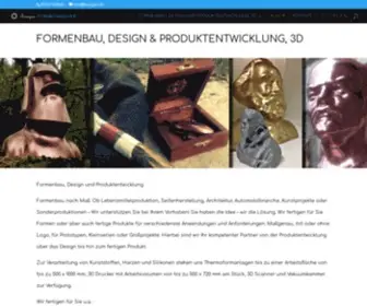 Formenmacher.de(Formenbau, Design, Produktentwicklung, 3D) Screenshot