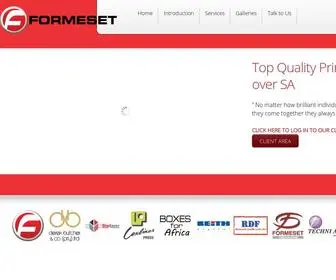 Formeset.co.za(The Formeset Network) Screenshot